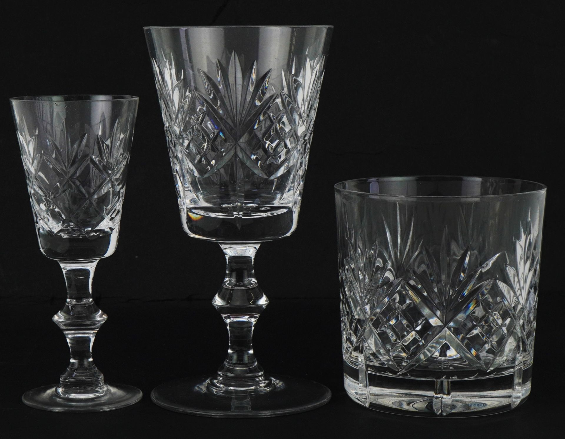 Edinburgh Crystal glassware boxed sets including set of six tumblers and set of six sherry glasses - Image 5 of 7