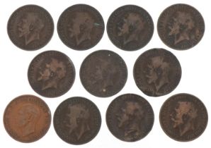 George V and George VI pennies