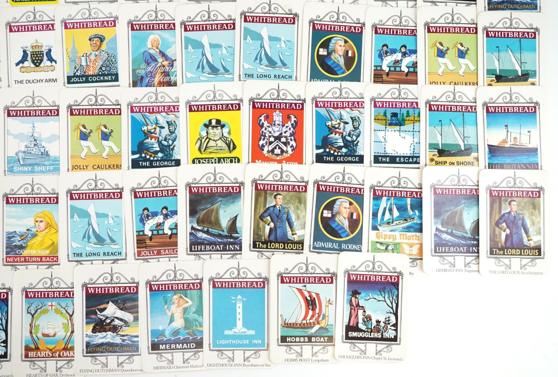 Whitbread Maritime Inn signs trade cards, each 7.5cm x 5cm - Bild 6 aus 6