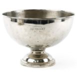 Large silver plated Jaquart Champagne ice bucket, 38cm in diameter