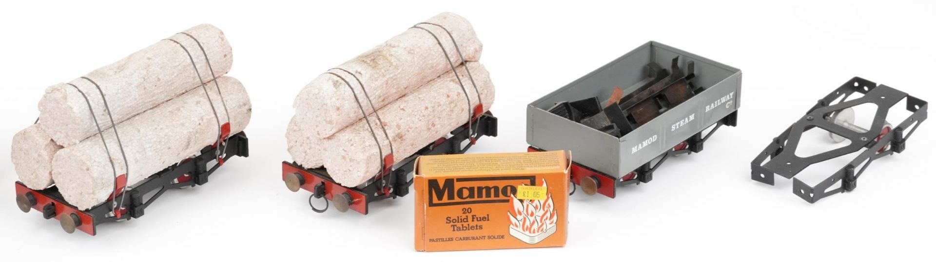 Mamod tinplate model railway including locomotive with tender - Bild 3 aus 4