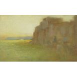 Peter Robert Macleod Mackie - The Sheikh's Bodyguard, pastel, inscribed verso, mounted, framed and