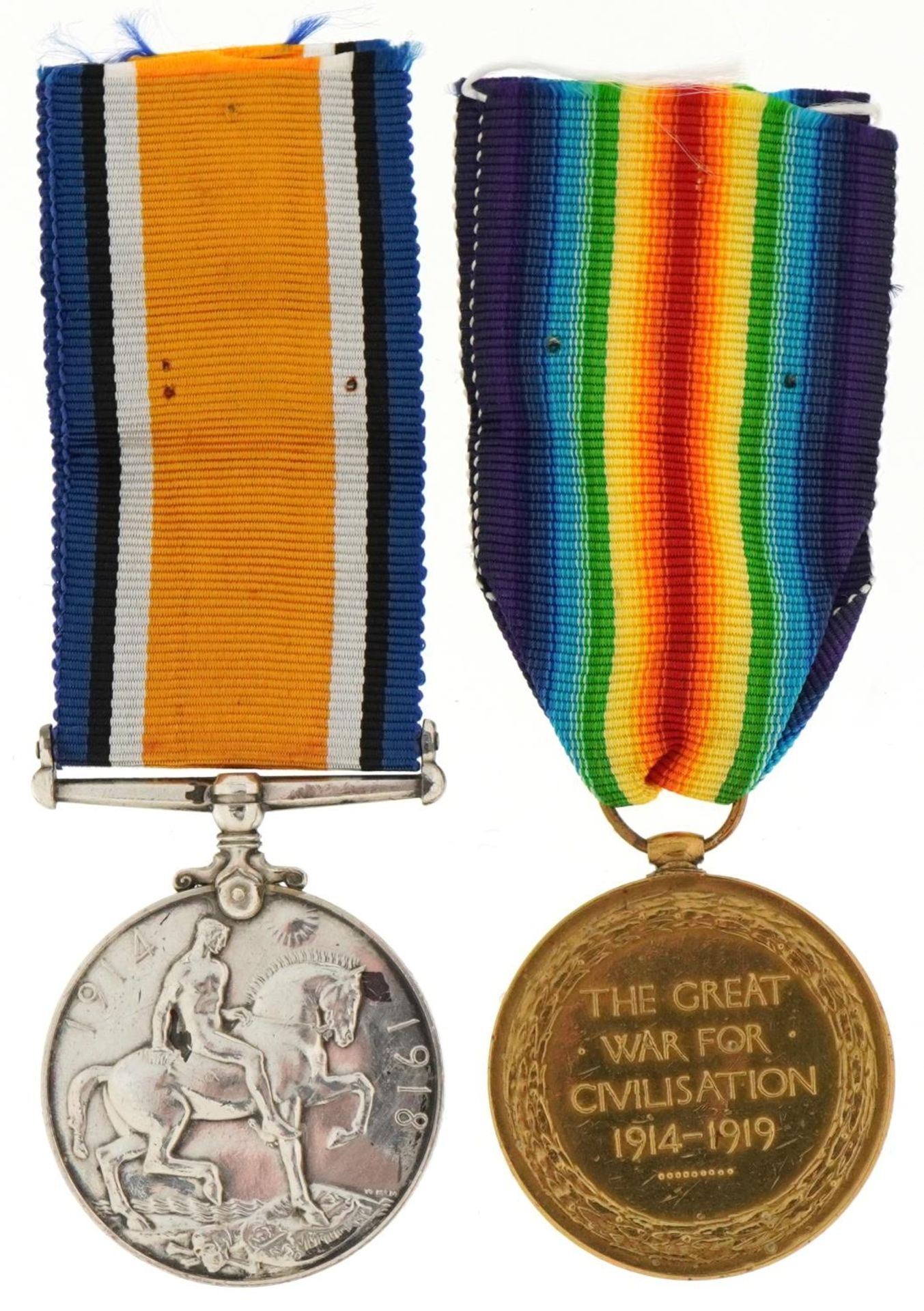 British military World War I medals awarded to PTE J.C.TIPPER K.O.Y.L.D. and SJT A.WILKS ACC - Image 3 of 9