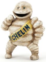 Automobilia interest painted cast iron advertising Michelin Man, 15cm high