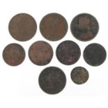 British and Indian coins