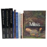 Art reference book relating to 19th century art comprising Monet by Himself, Degas by Himself,