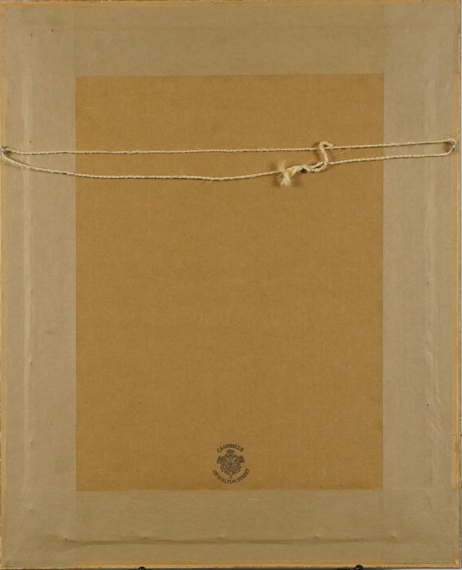 Circle of Adrian Heath - Abstract composition, acrylic on thin card in a gilt frame, 51cm x 40cm - Bild 4 aus 5
