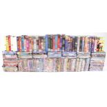 Large collection of vintage and later adult DVDs and VHS cassettes including Home Made Jerky Boys,