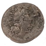 Ancient Greek silver coin