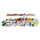 Large collection of vintage and later Dinky diecast vehicles including Chipperfield's Circus