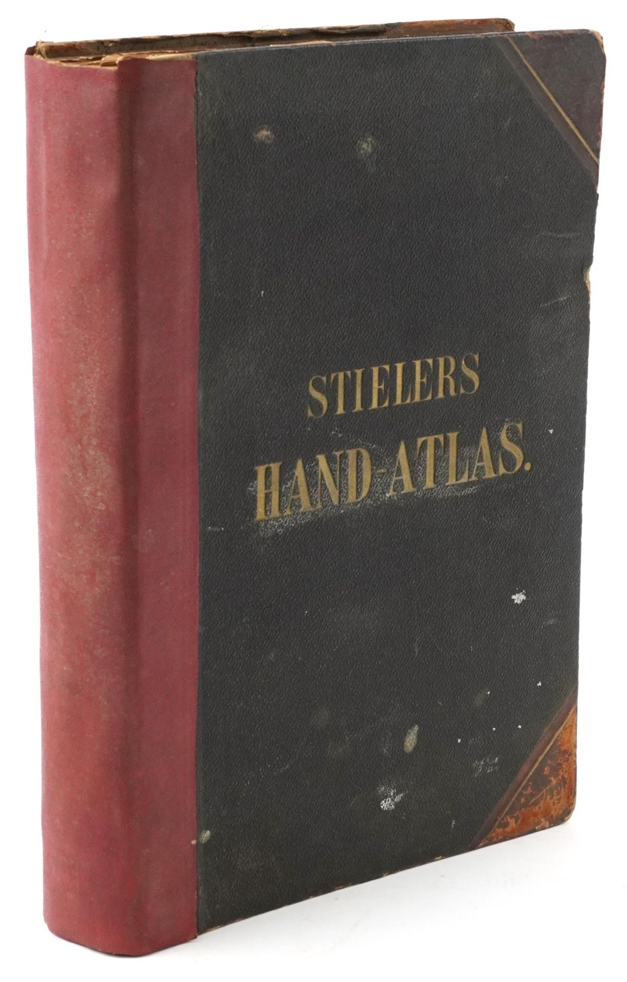 Adolf Stielers hand atlas with coloured maps