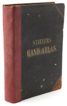 Adolf Stielers hand atlas with coloured maps