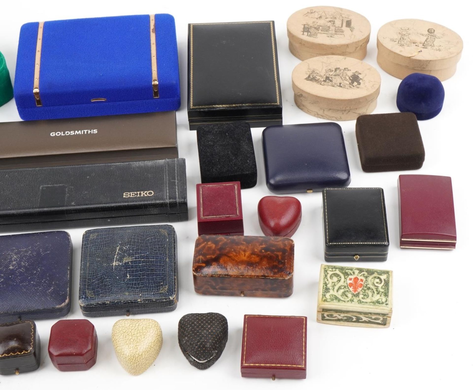 Large collection of jewellery boxes and watch boxes including a Kemp & Son Newcastle and Hamilton - Bild 3 aus 4