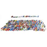 Vintage and later collector's vehicles, predominantly diecast, including Matchbox and Hot Wheels