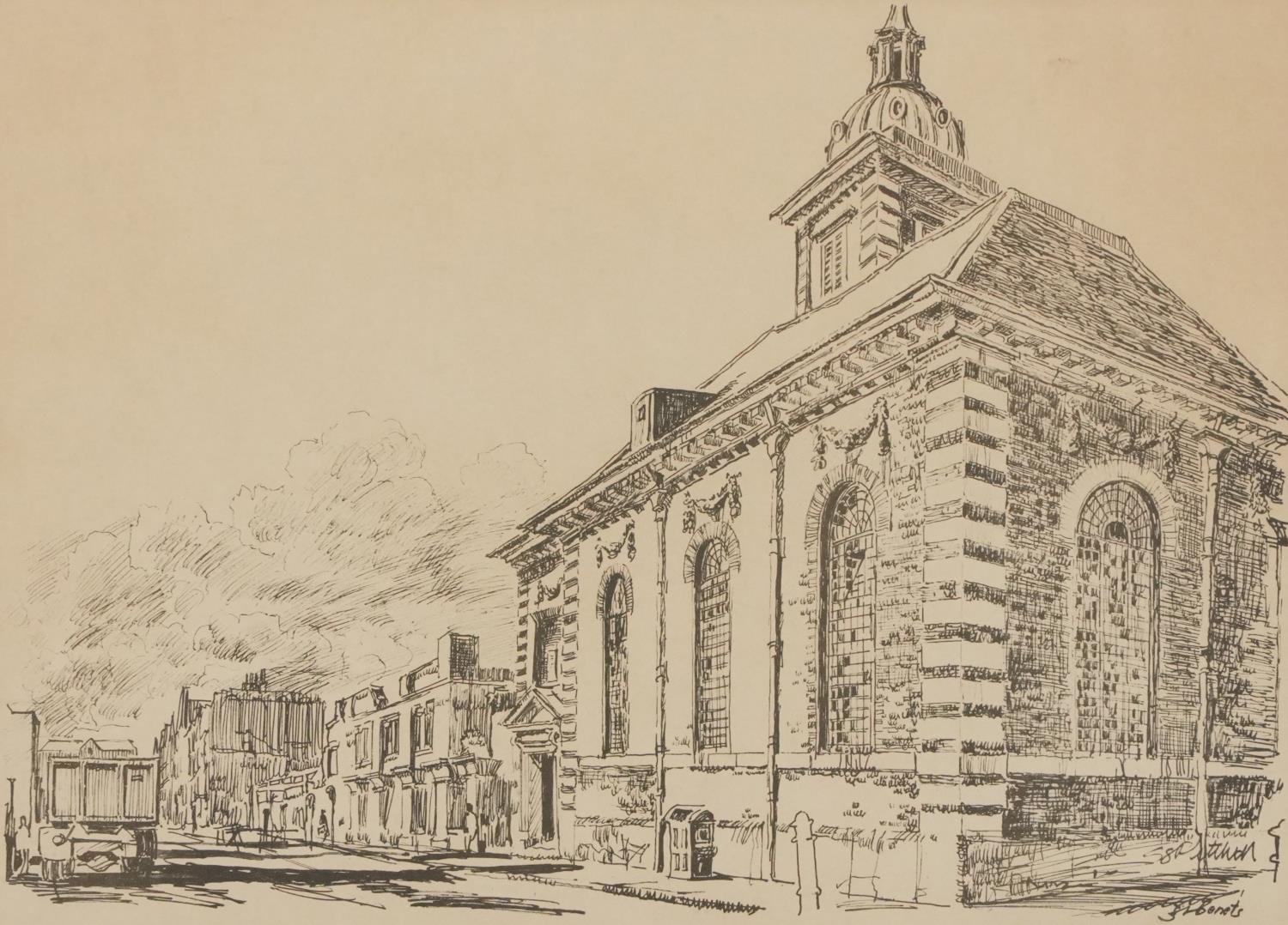 L S Fletcher - Eight prints of London scenes including St Lawrence Jewry, St Ethelburga within - Bild 6 aus 42