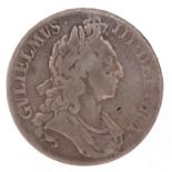 William III 1695 silver crown dated 1695