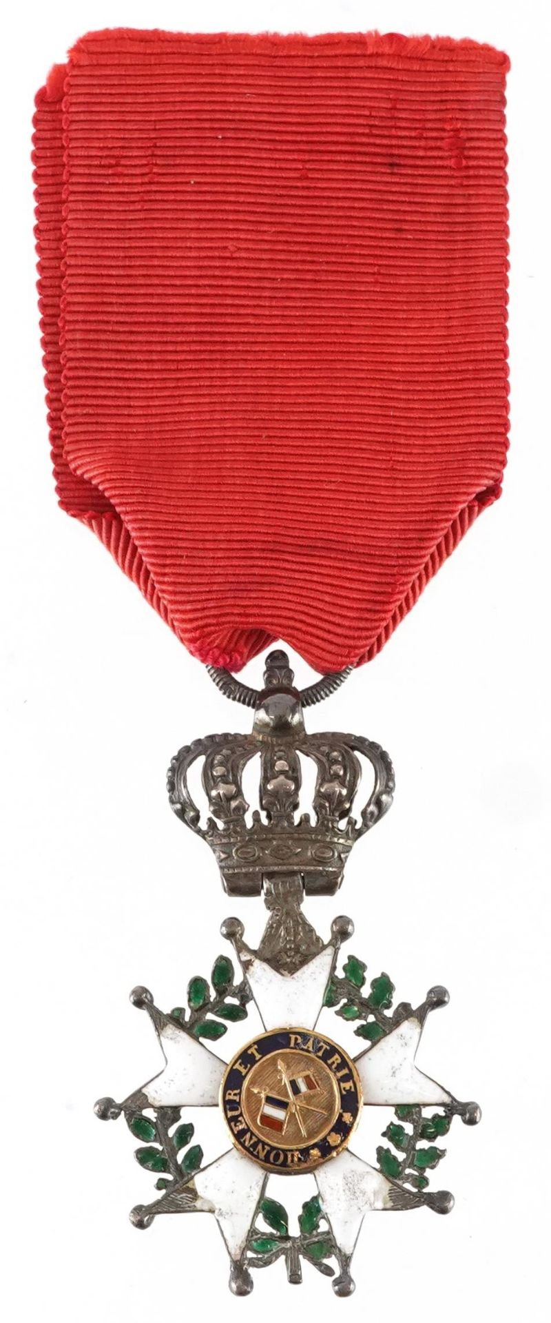 French Legion D'Honneur white enamel medal - Bild 2 aus 3