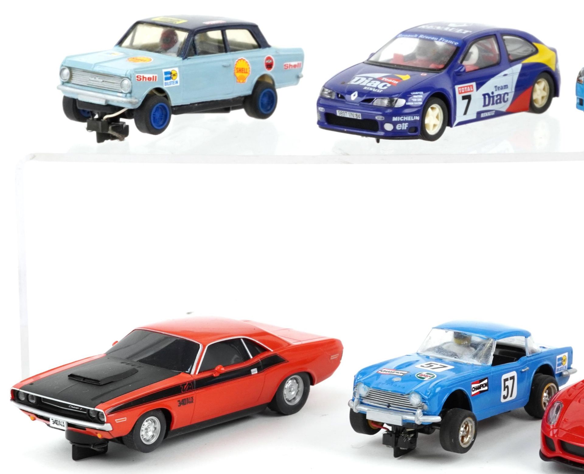 Ten vintage and later Scalextric and Hornby slot cars - Bild 2 aus 3