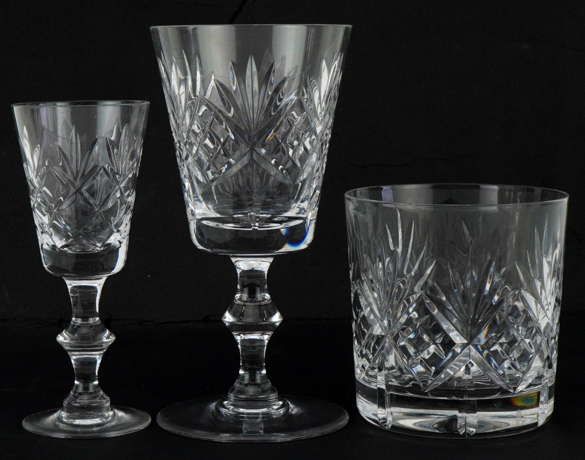 Edinburgh Crystal glassware boxed sets including set of six tumblers and set of six sherry glasses - Image 4 of 7