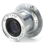 Leitz Elmar F=5cm 1:3.5, 4.5cm in diameter