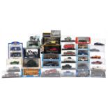 Vintage and later diecast collector's vehicles with boxes including Oxford, Corgi and Revell