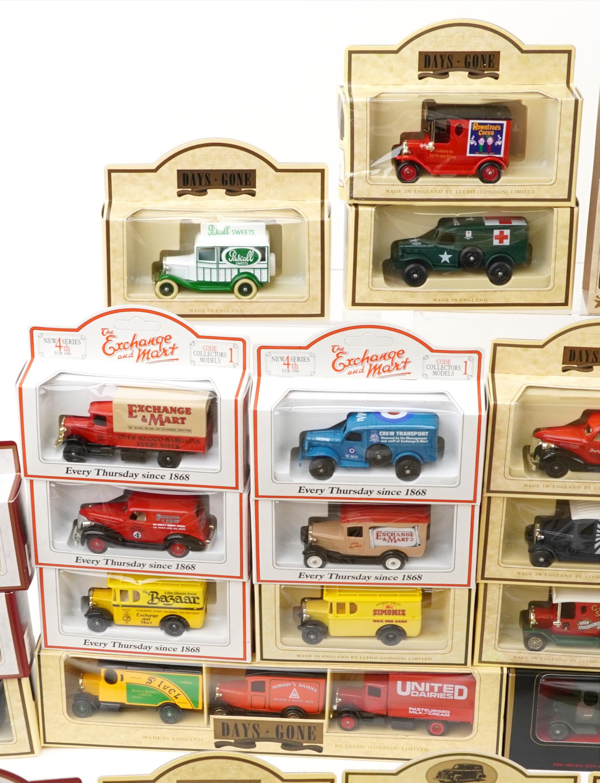 Large collection of diecast vehicles with boxes, some advertising, including Days Gone Ford Model T - Image 3 of 8