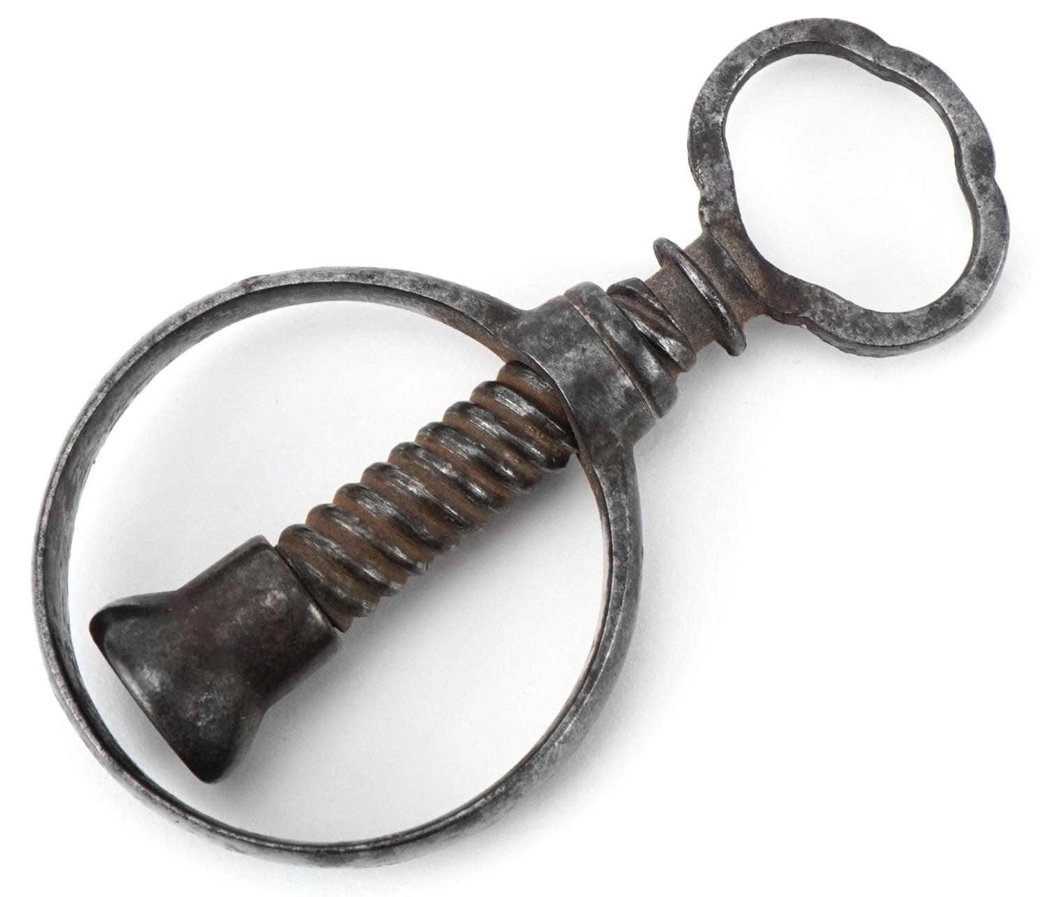 Georgian steel nutcracker, 10cm - Image 3 of 3