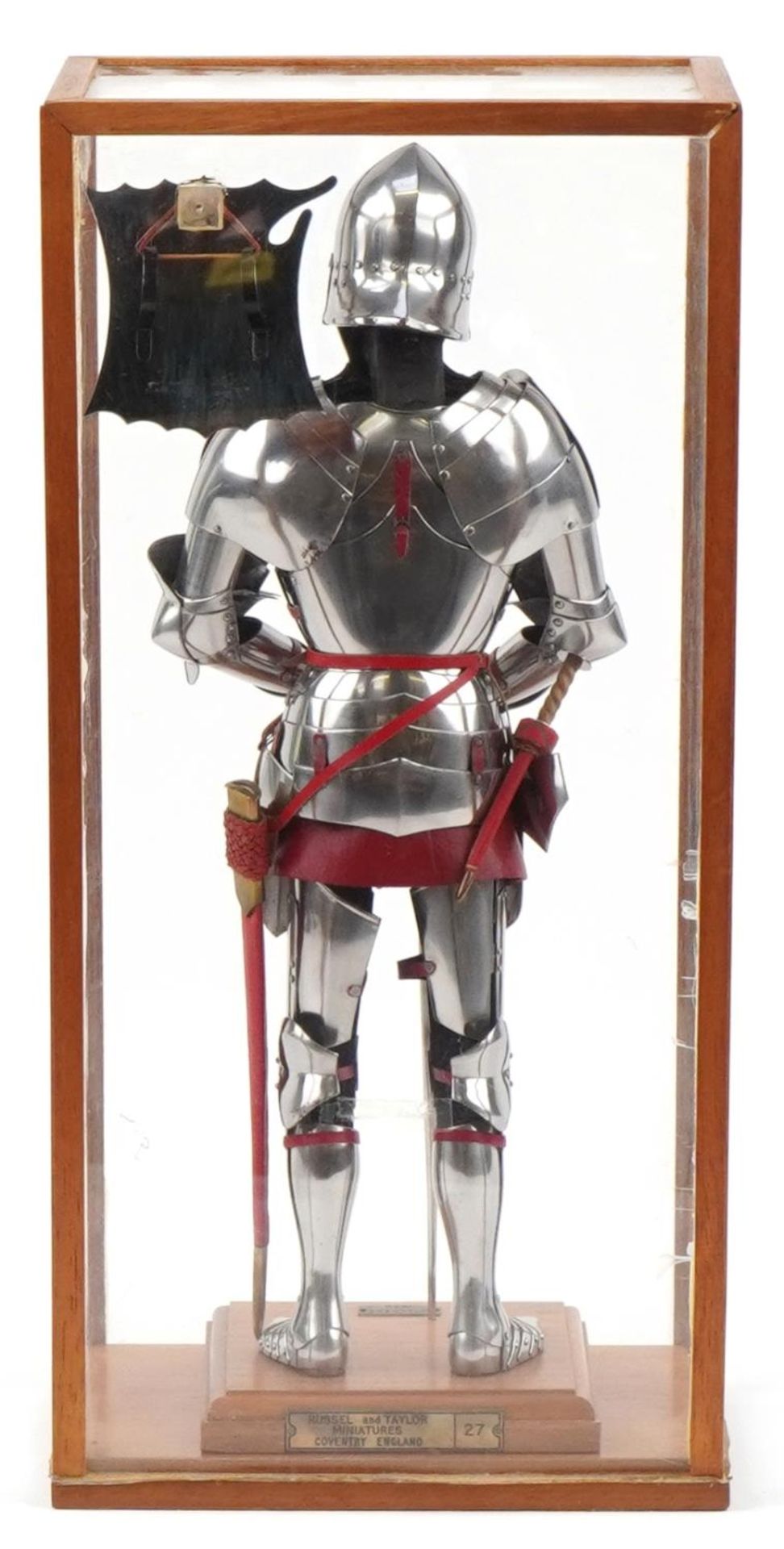 Russell & Taylor model of 1460 Milanese armour, edition number 27, housed in a display case, with - Bild 3 aus 6