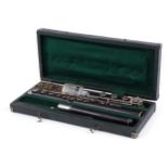 O. Mauri Milano Italian flute with case