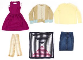 Ladies and gentlemen's designer clothing and accessories comprising Yves Saint Laurent, Jaeger,