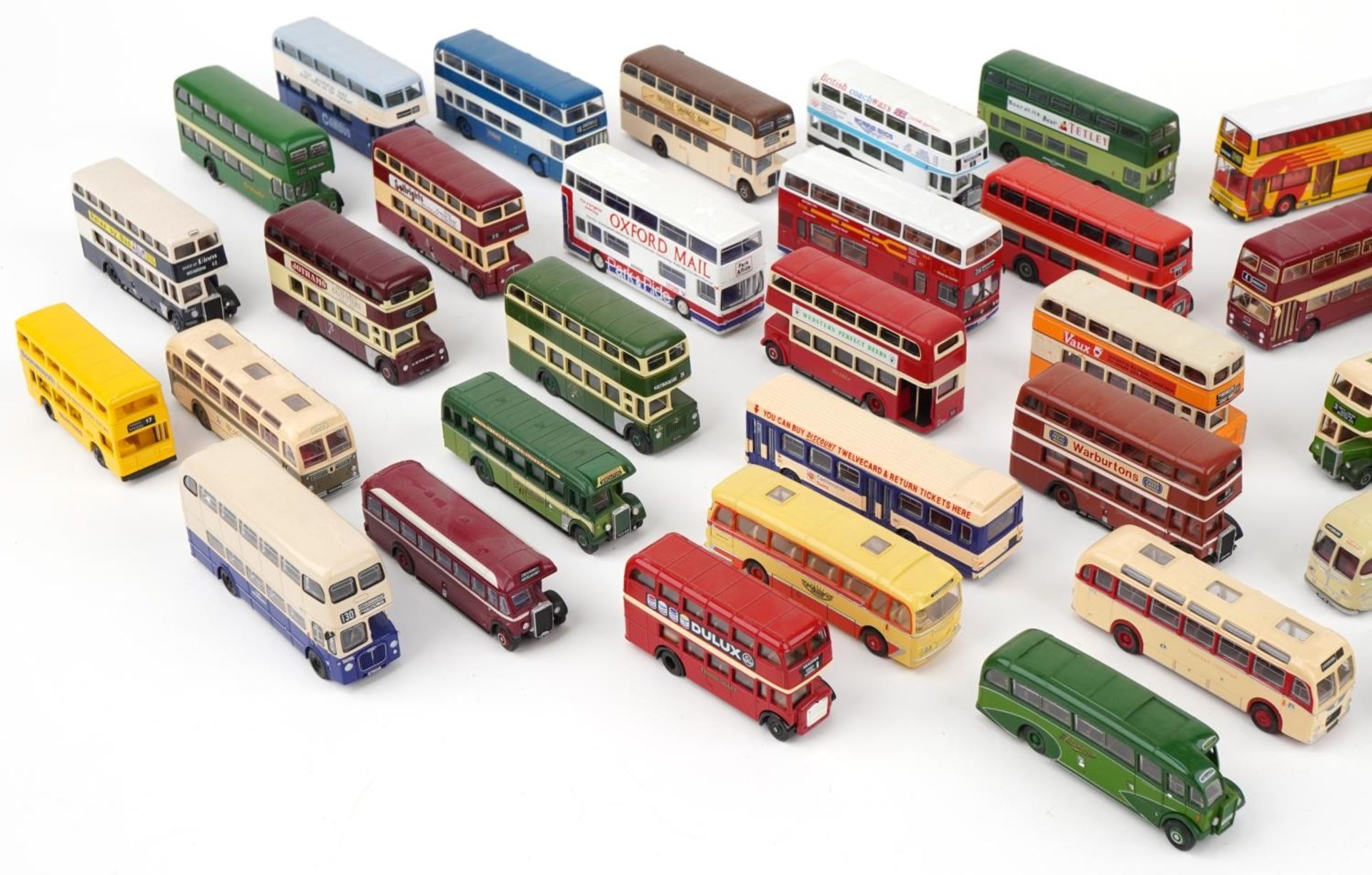 Large collection of diecast model buses, predominantly Corgi and Exclusive First Editions - Image 2 of 3