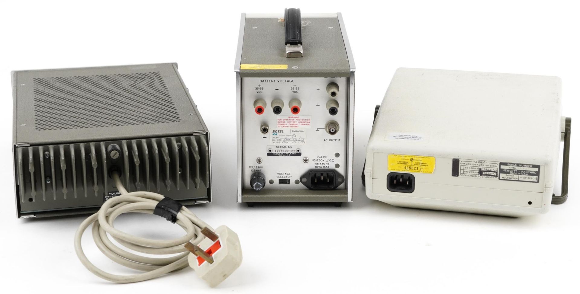 Vintage Hewlett Packard electrical power supplies and multi-meters comprising 6236B triple output - Bild 2 aus 5