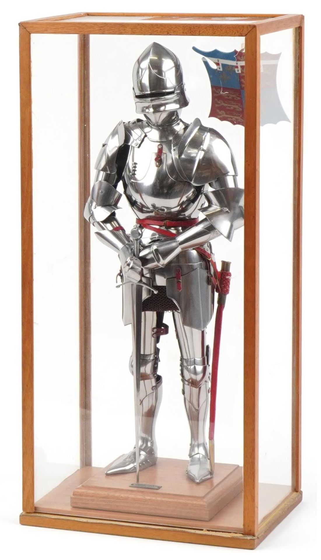 Russell & Taylor model of 1460 Milanese armour, edition number 27, housed in a display case, with