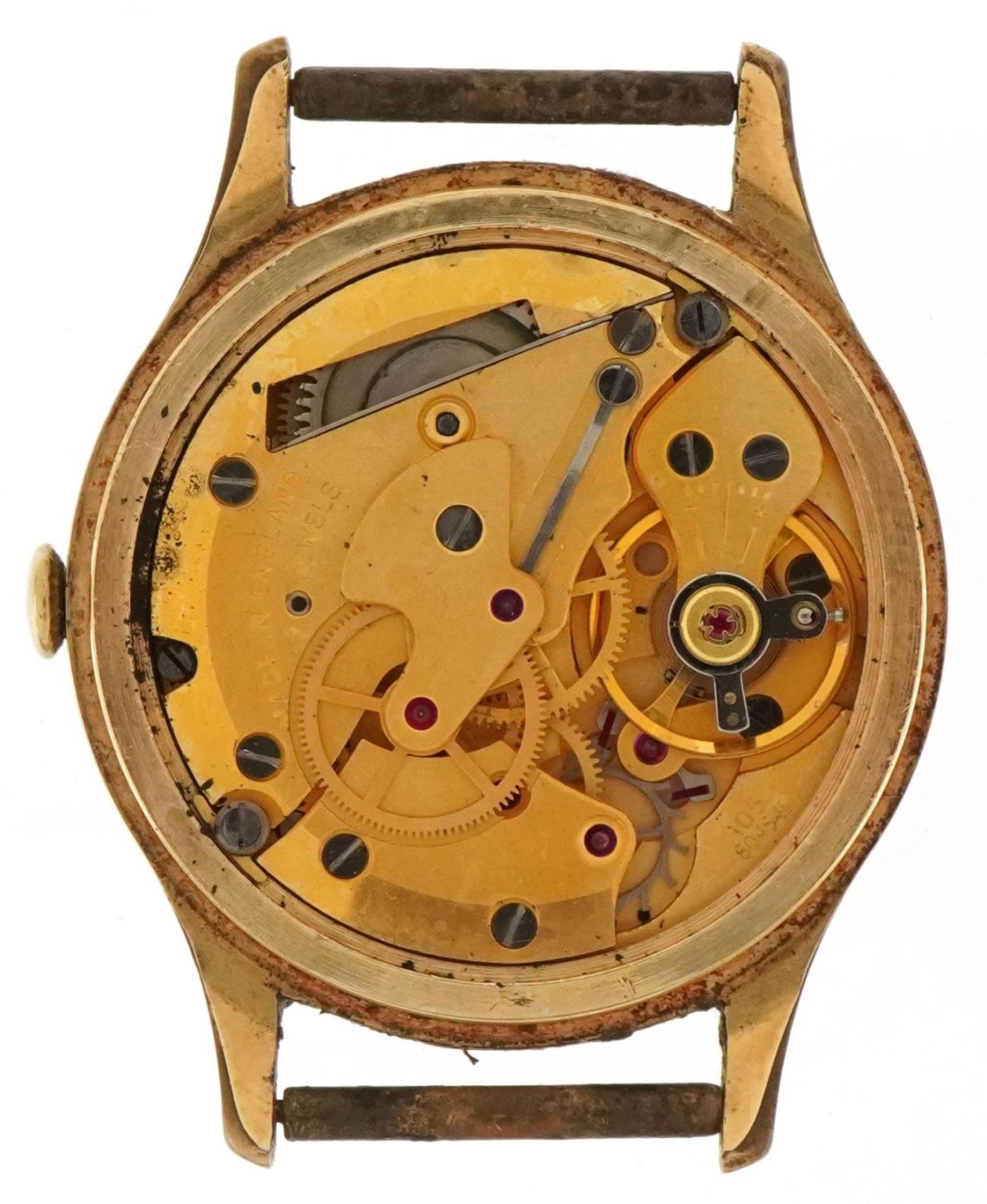 Smiths, gentlemen's Smiths Astral National 17 manual wind wristwatch having silvered dial with - Bild 3 aus 4