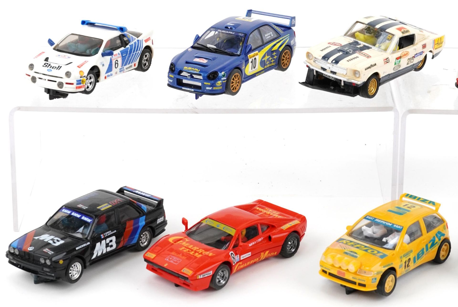 Ten vintage and later slot cars including Scalextric, Hornby and Ninco - Bild 2 aus 3