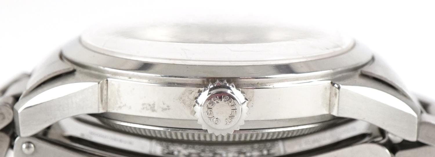 Tudor, gentlemen's stainless steel Tudor Oyster wristwatch having silvered and subsidiary dials with - Image 6 of 6