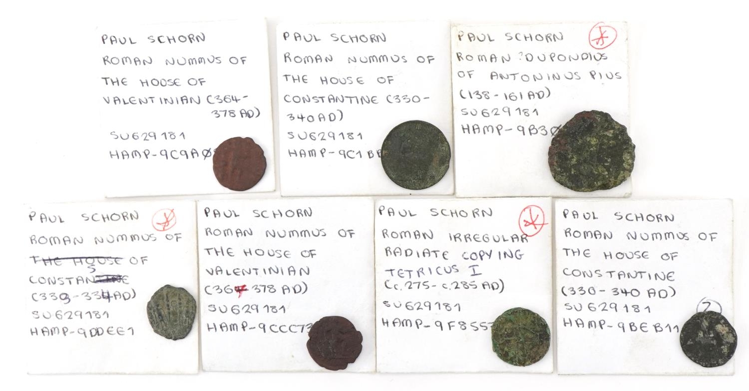 Early Roman coins in coin packets - Bild 5 aus 8
