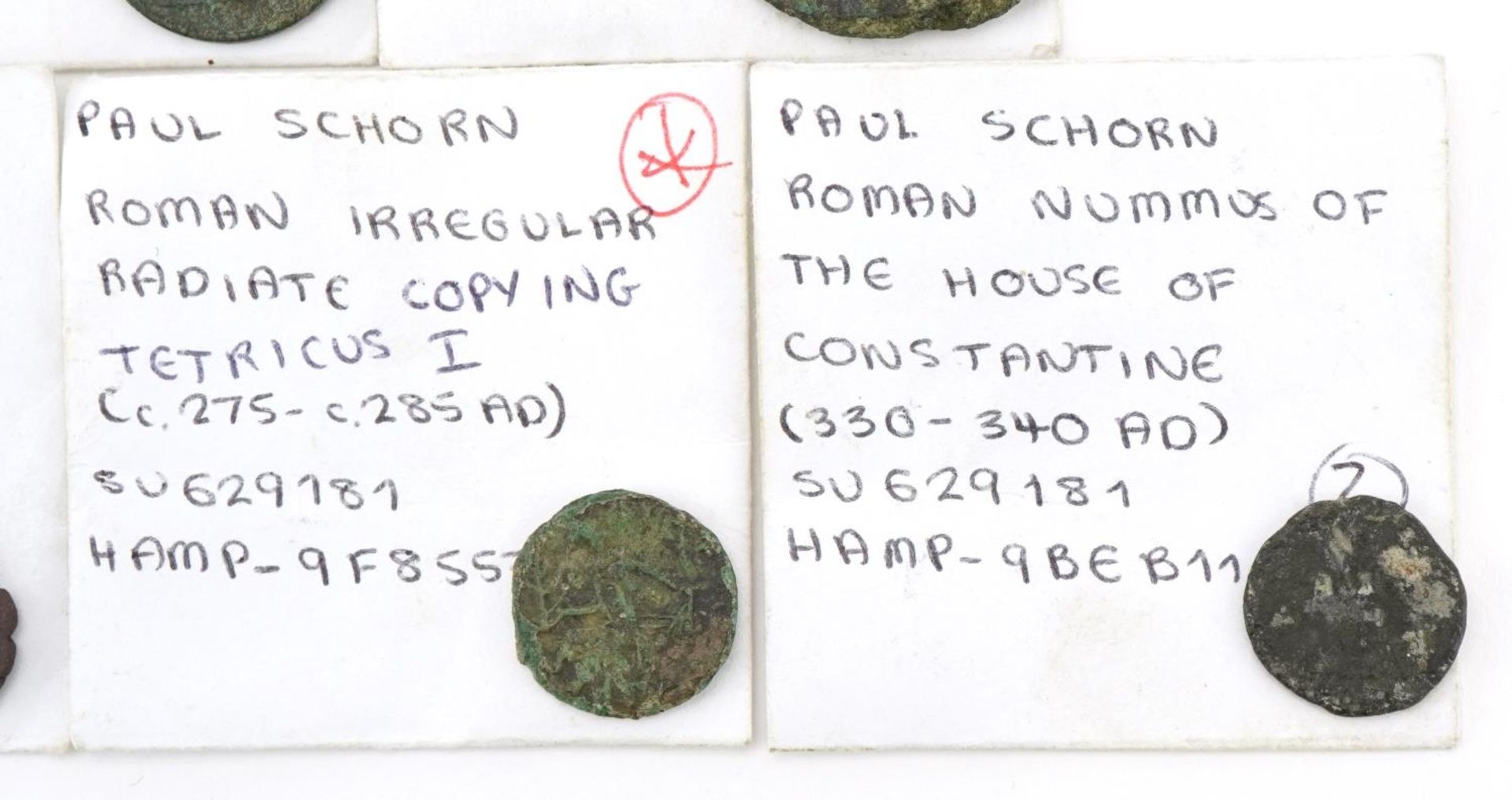 Early Roman coins in coin packets - Bild 8 aus 8