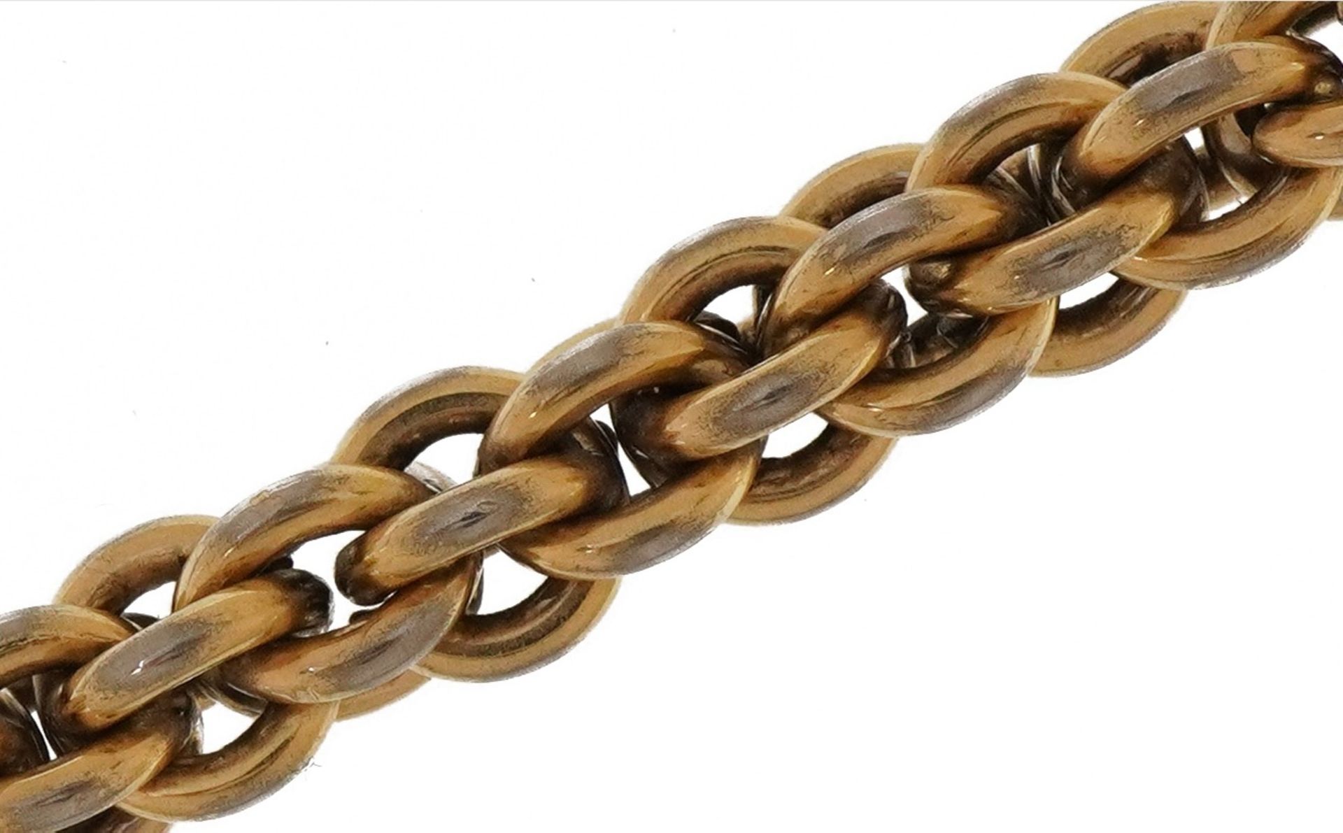 Christian Dior, vintage gold plated chain link bracelet with box, 20cm in length, 24.4g - Bild 2 aus 4