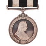 Victorian Order of St John Service medal with box, H.T. Lamb & Co Goldsmiths and Medallists