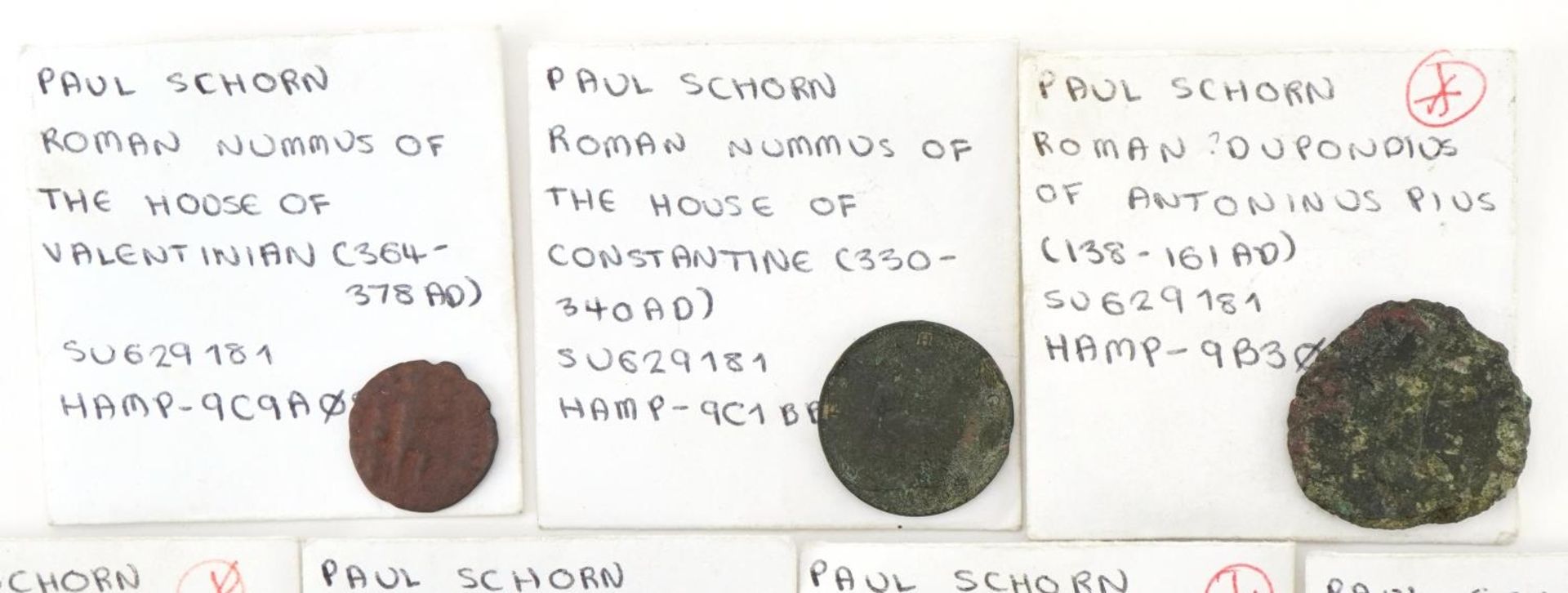 Early Roman coins in coin packets - Bild 6 aus 8