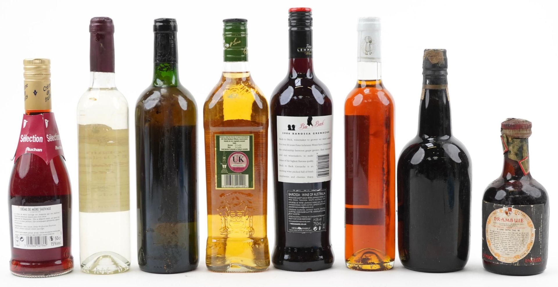 Eight bottles of alcohol including Grant's Cask Edition whisky and Drambuie - Bild 4 aus 4