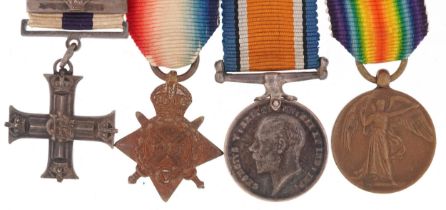 British military World War I dress medals including Military Cross