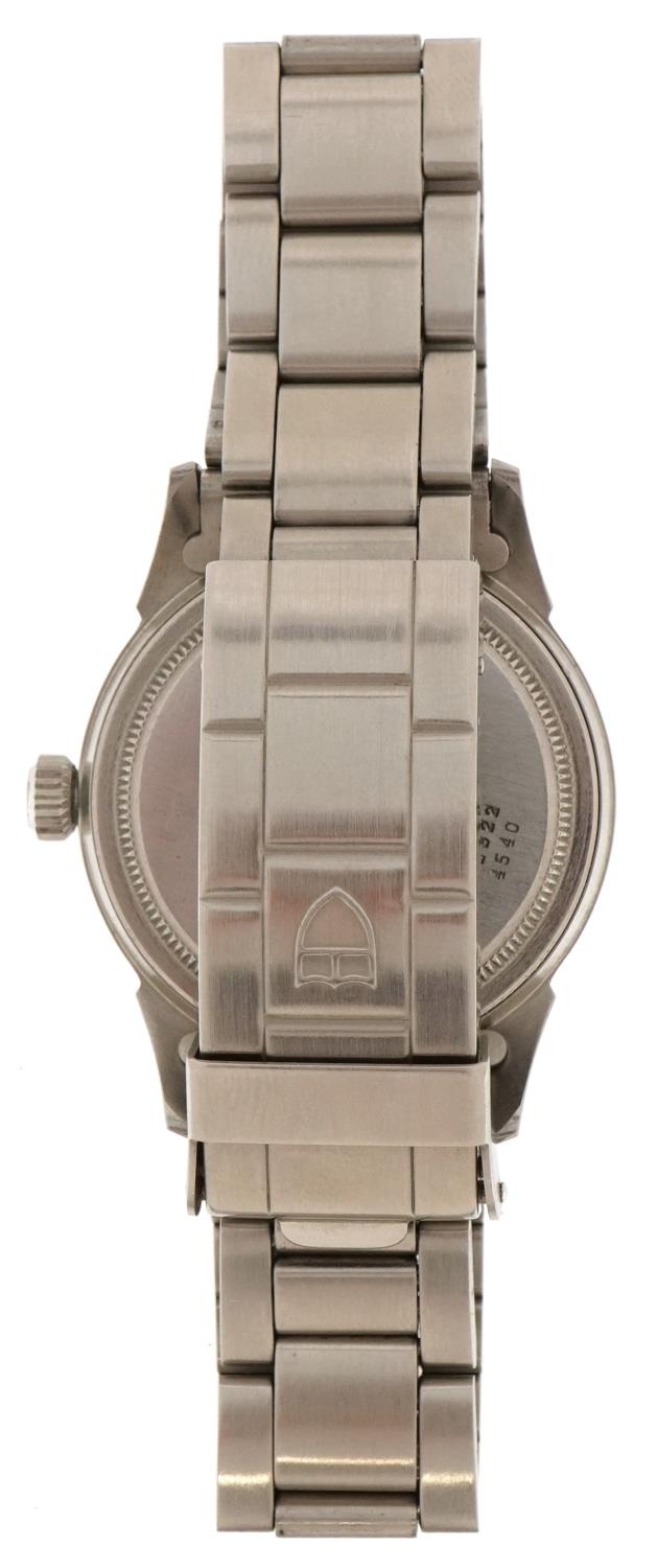 Tudor, gentlemen's stainless steel Tudor Oyster wristwatch having silvered and subsidiary dials with - Image 3 of 6