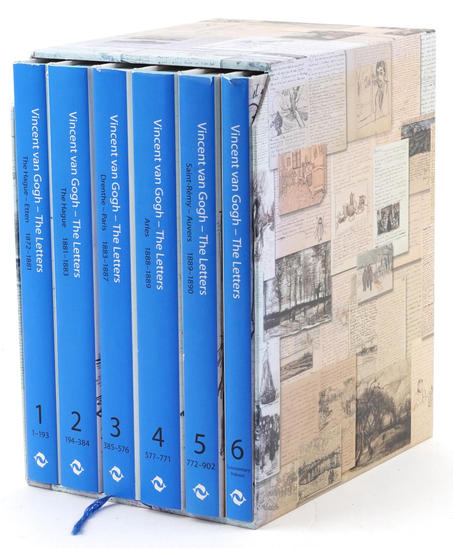 Vincent Van Gogh the Letters, six hardback books with slip case published by Thames & Hudson