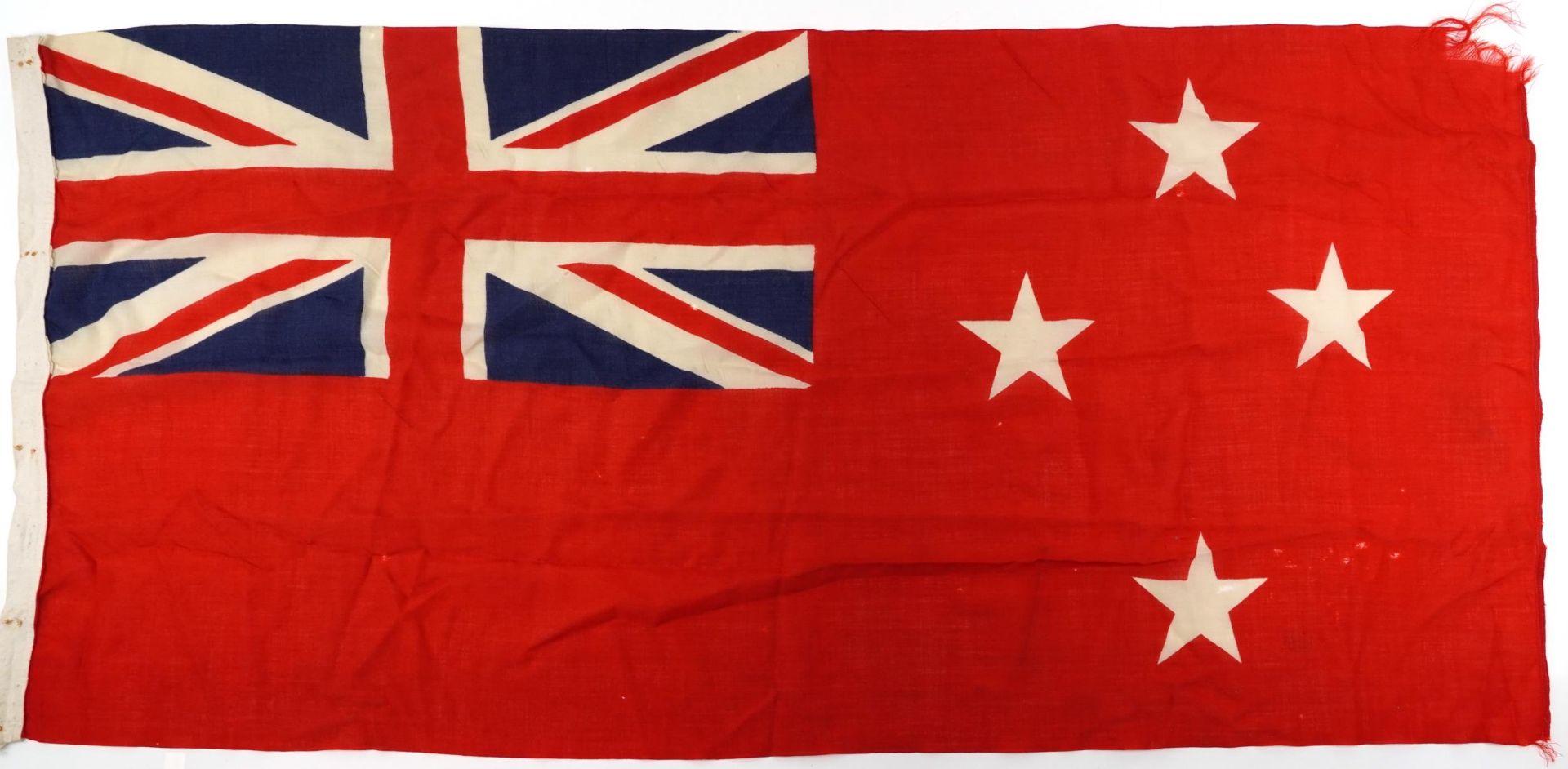 Large military interest Civil New Zealand flag with stars, 180cm x 86cm