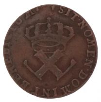 French Colonies token dated 1722