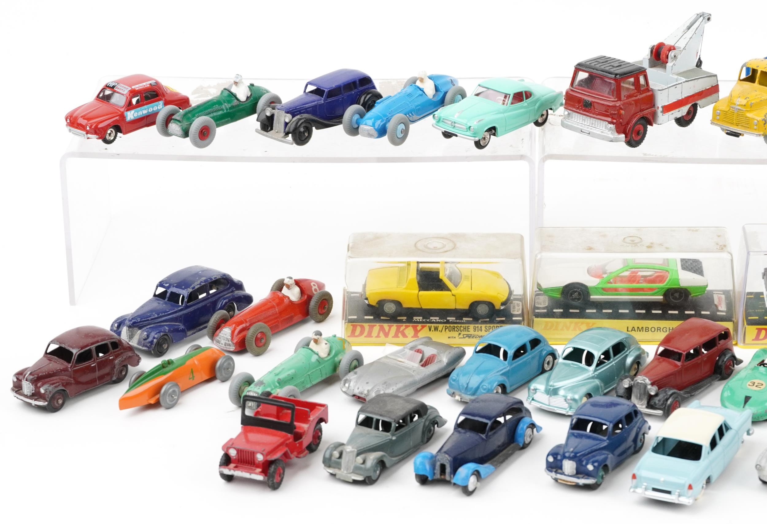 Vintage and later Dinky diecast vehicles including Cooper Bristol, Fiat 1800, Talbot Lago, Alfa - Image 2 of 3