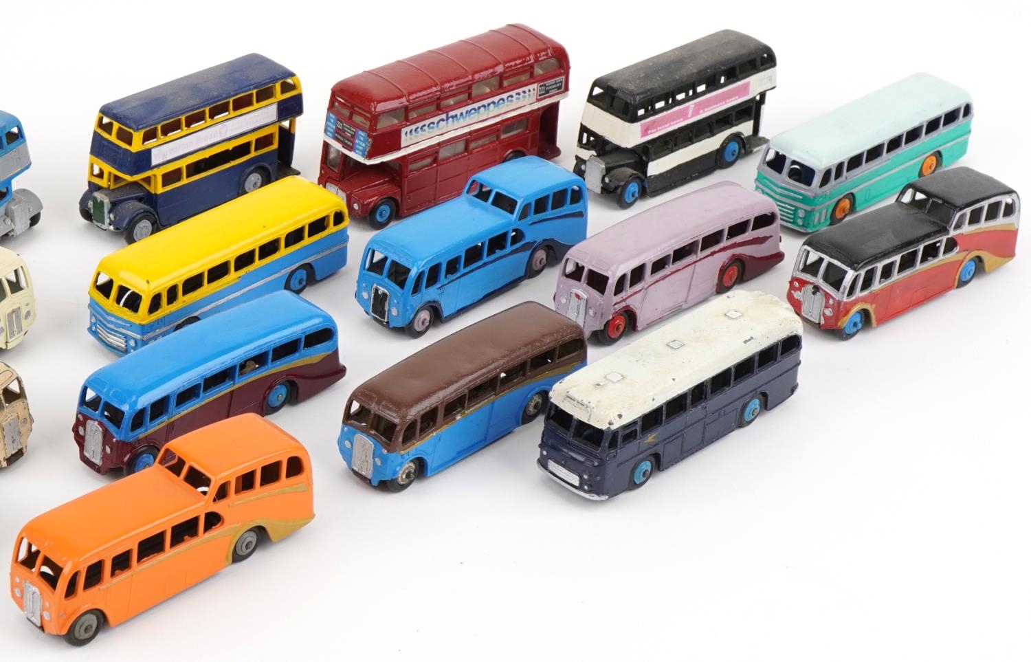 Collection of vintage and later Dinky coaches and buses - Image 3 of 3