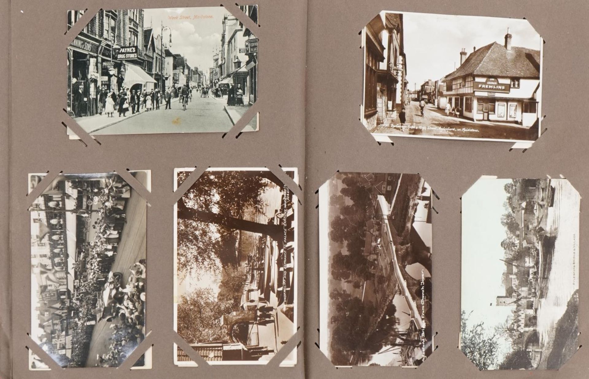 Album of postcards, approximately one hundred and twenty, including street scenes, The Crystal - Bild 5 aus 22